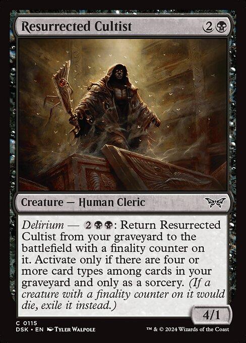 Magic the Gathering Card - Resurrected Cultist - MTG Circle