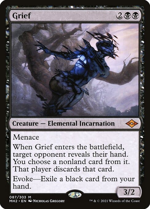 Magic the Gathering Card - Grief - MTG Circle