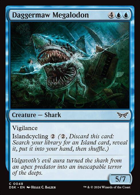 Magic the Gathering Card - Daggermaw Megalodon - MTG Circle