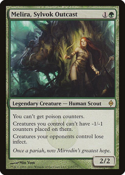 Magic the Gathering Card - Melira, Sylvok Outcast - MTG Circle