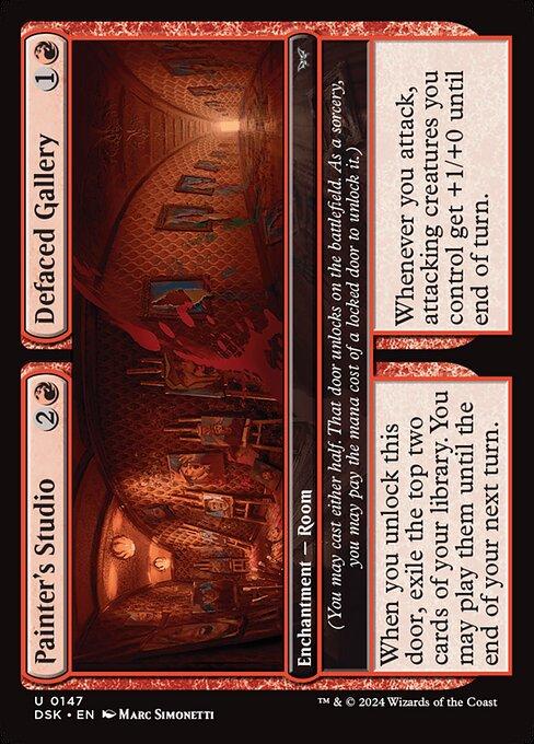 Magic the Gathering Card - Painter's Studio // Defaced Gallery - MTG Circle