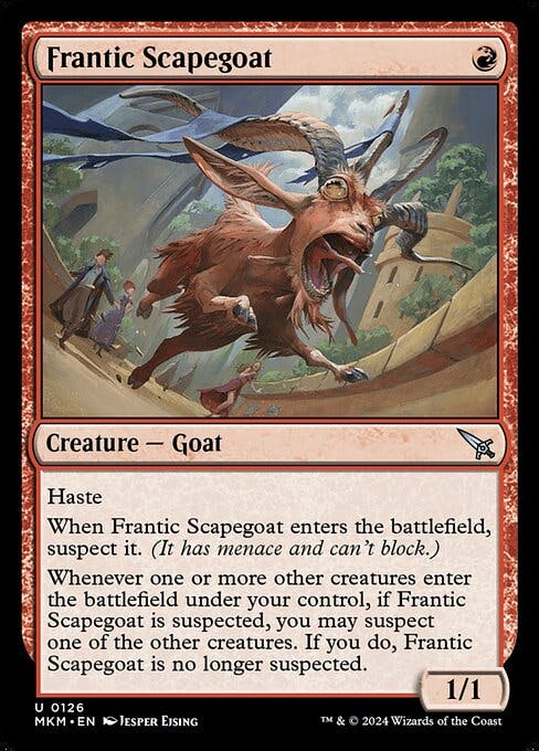 Magic the Gathering Card - Frantic Scapegoat - MTG Circle