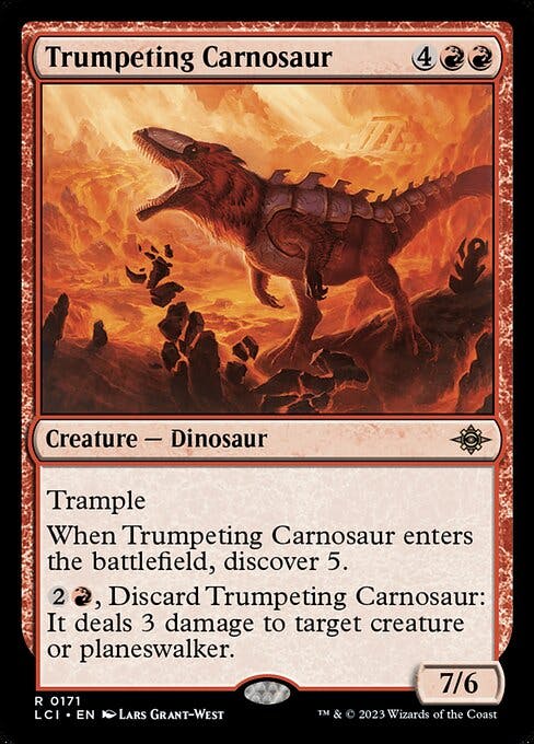 Magic the Gathering Card - Trumpeting Carnosaur - MTG Circle
