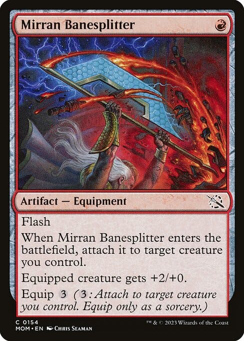 Magic the Gathering Card - Mirran Banesplitter - MTG Circle