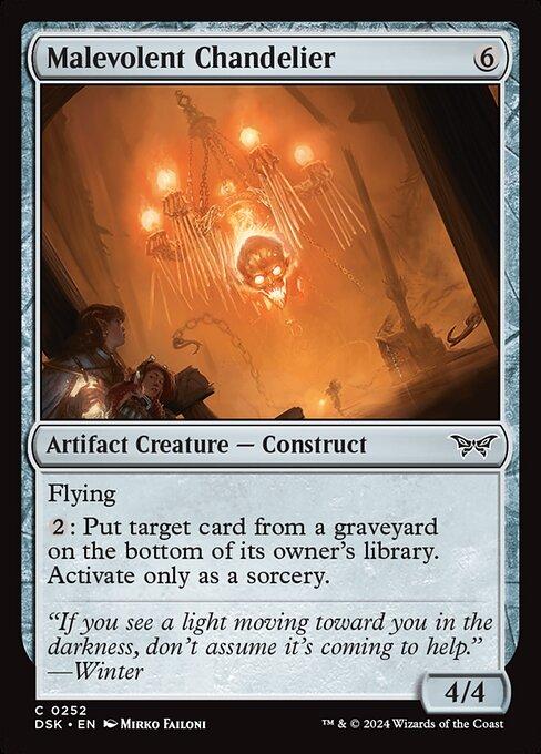 Magic the Gathering Card - Malevolent Chandelier - MTG Circle