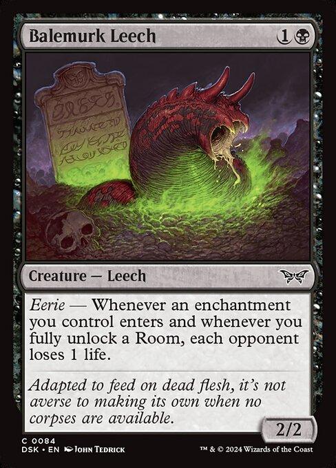 Magic the Gathering Card - Balemurk Leech - MTG Circle