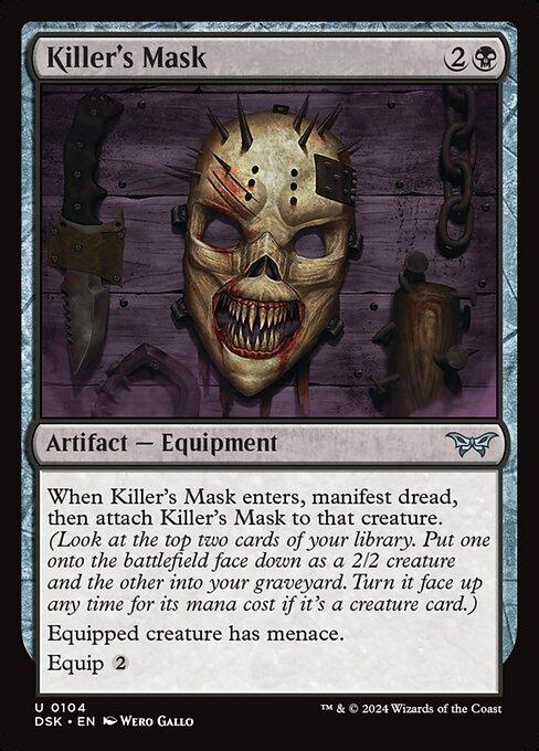 Magic the Gathering Card - Killer's Mask - MTG Circle