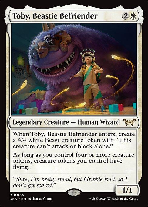 Magic the Gathering Card - Toby, Beastie Befriender - MTG Circle