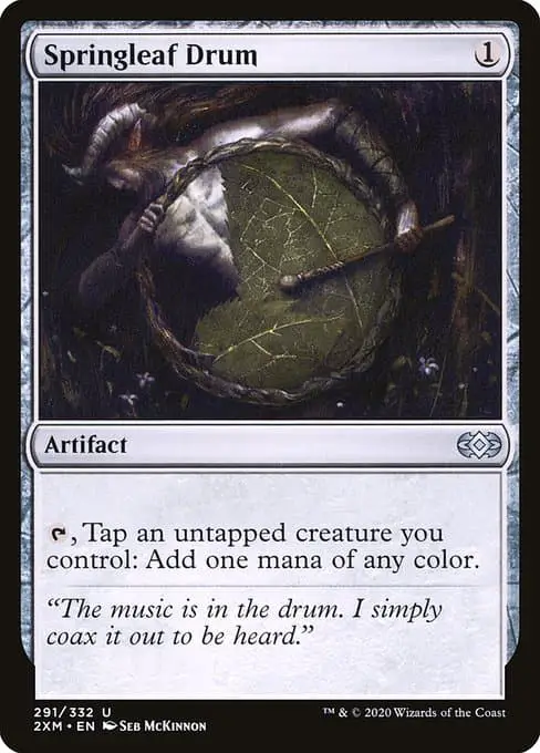 Magic the Gathering Card - Springleaf Drum - MTG Circle