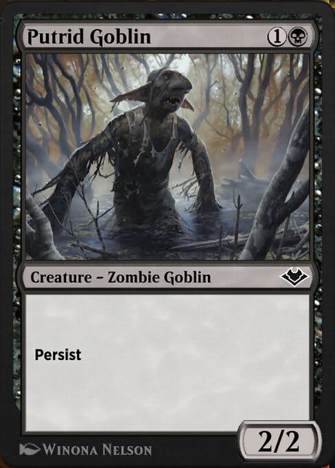 Magic the Gathering Card - Putrid Goblin - MTG Circle