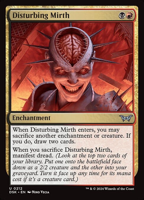 Magic the Gathering Card - Disturbing Mirth - MTG Circle