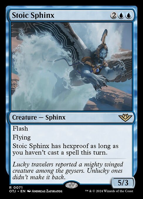 Magic the Gathering Card - Stoic Sphinx - MTG Circle
