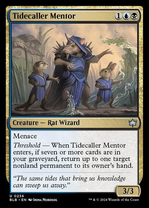 Magic the Gathering Card - Tidecaller Mentor - MTG Circle