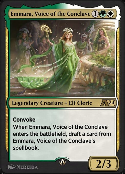 Magic the Gathering Card - Emmara, Voice of the Conclave - MTG Circle