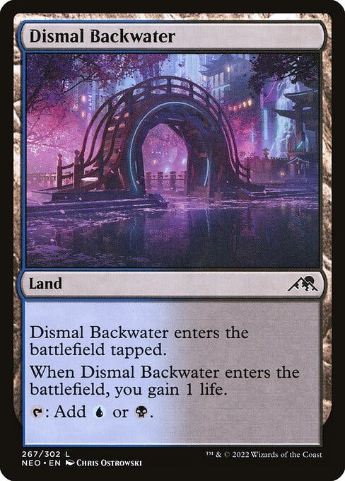 Magic the Gathering Card - Dismal Backwater - MTG Circle