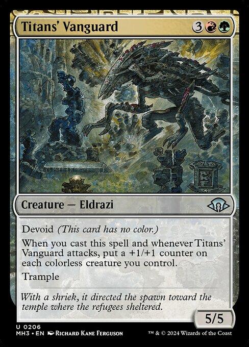 Magic the Gathering Card - Titans' Vanguard - MTG Circle