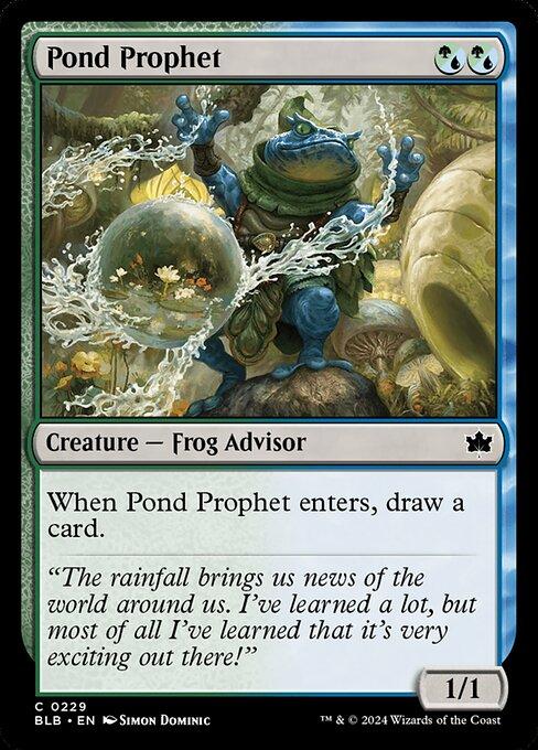 Magic the Gathering Card - Pond Prophet - MTG Circle