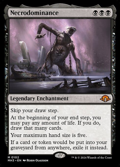 Magic the Gathering Card - Necrodominance - MTG Circle