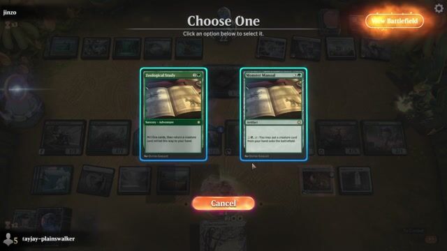 Watch MTG Arena Video Replay -  by tayjay-plainswalker VS Mono Green by jinzo - Historic Play