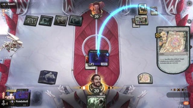 Watch MTG Arena Video Replay -  by Numbskull VS Domain Ramp by Bam83 - Standard Traditional Ranked