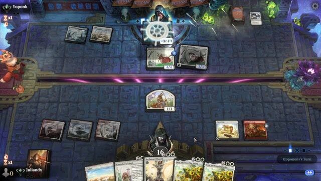 Watch MTG Arena Video Replay - Rogue by Juliandx VS Azorius Glyph by Yoponk - Standard Traditional Ranked