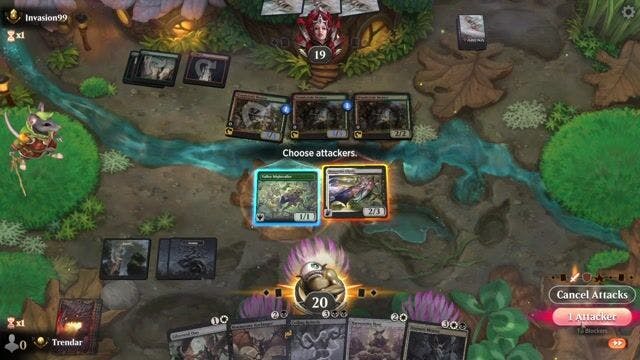 Watch MTG Arena Video Replay - BGW by Trendar VS GR by Invasion99 - Premier Draft Ranked