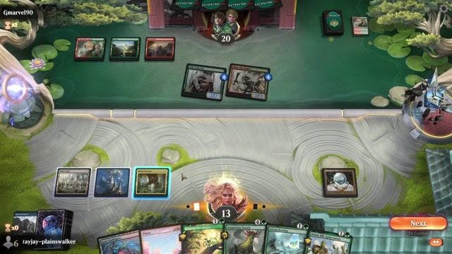 Watch MTG Arena Video Replay -  by tayjay-plainswalker VS Gruul Aggro by Gmarvel90 - Historic Play