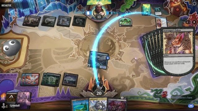 Watch MTG Arena Video Replay - Rogue by Grindalf VS Golgari Food by BESHTIE - Standard Challenge Match