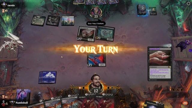 Watch MTG Arena Video Replay - Mono Black by Numbskull VS Orzhov Midrange by taenia - Alchemy Ranked