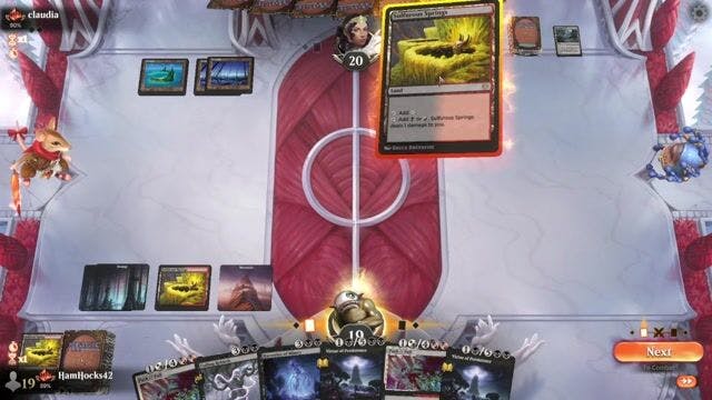 Watch MTG Arena Video Replay - Rakdos Reanimator by HamHocks42 VS Dimir Control by claudia - Standard Traditional Ranked