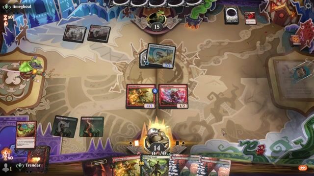 Watch MTG Arena Video Replay - Rogue by Trendar VS Boros Convoke by timeghoul - Standard Traditional Ranked