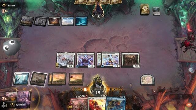 Watch MTG Arena Video Replay - Jeskai Convoke by Grindalf VS Esper Midrange by Valam - Standard Ranked