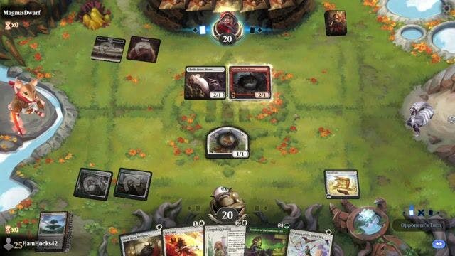 Watch MTG Arena Video Replay - Selesnya Artifacts by HamHocks42 VS Boros Mice by MagnusDwarf - Standard Play