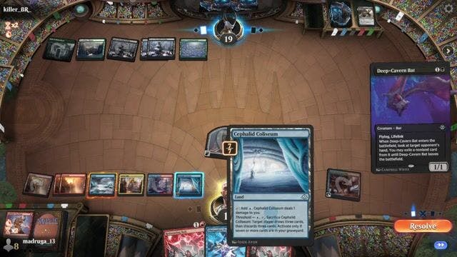 Watch MTG Arena Video Replay - Izzet Energy by madruga_13 VS Golgari Analyst by killer_BR_ - Historic Tournament Match