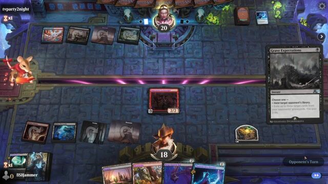 Watch MTG Arena Video Replay -  by BSHammer VS Grixis Heist by tvparty2night - Alchemy Play