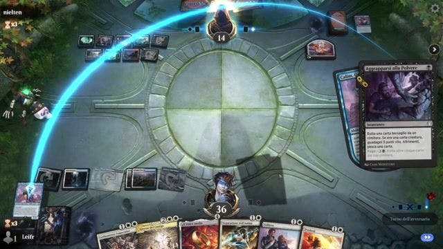 Watch MTG Arena Video Replay - Azorius Control by Leifr VS Grixis Aggro by nielten - Historic Play