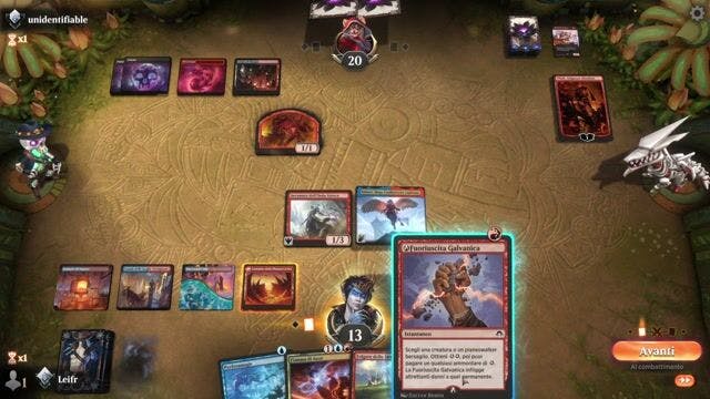 Watch MTG Arena Video Replay - Izzet Wizards by Leifr VS Rakdos Midrange by unidentifiable - Historic Ranked