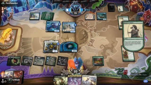 Watch MTG Arena Video Replay - Rogue by SylBlade VS Simic Artifacts by NerdSmasher - Standard Traditional Ranked