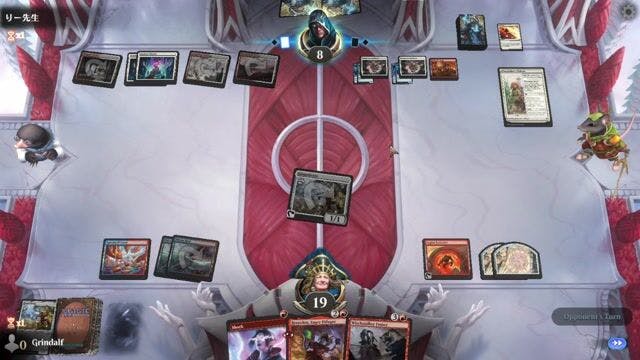 Watch MTG Arena Video Replay -  by Grindalf VS Boros Convoke by りー先生 - Standard Event