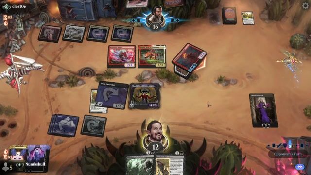 Watch MTG Arena Video Replay -  by Numbskull VS Boros Mice by clos10e - Standard Traditional Ranked