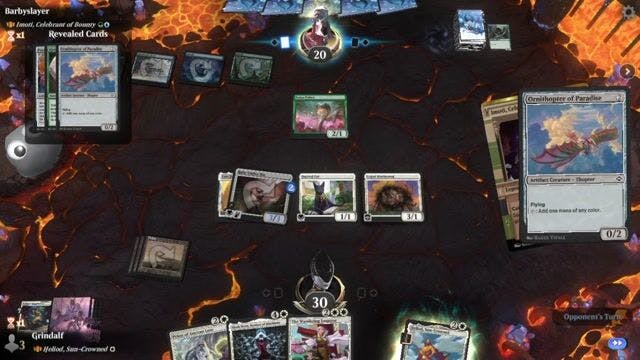 Watch MTG Arena Video Replay - Heliod, Sun-Crowned by Grindalf VS Imoti, Celebrant of Bounty by Barbyslayer - Historic Brawl