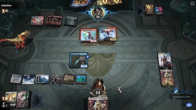 Watch MTG Arena Video Replay - Azorius Control by A$AP  VS Izzet Arcanist by JohnDoe - Historic Event