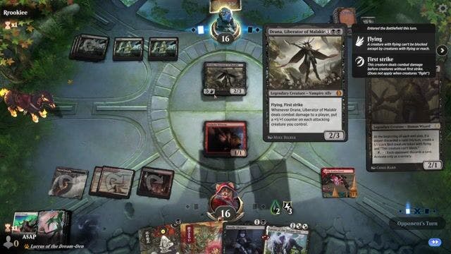 Watch MTG Arena Video Replay - Mardu Sacrifice by A$AP  VS Mono Black by Rrookiee - Historic Event