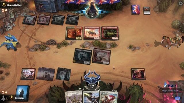 Watch MTG Arena Video Replay - BRW by Germán VS BRU by BunnyBabble - Quick Draft Ranked