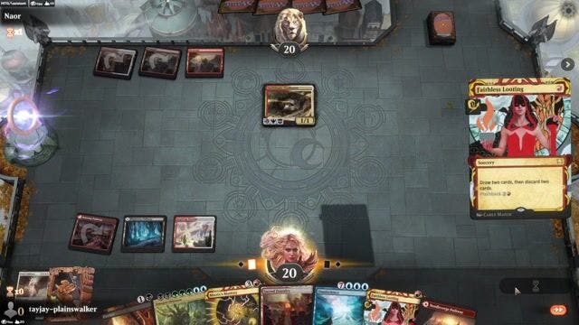 Watch MTG Arena Video Replay - Mardu Ultimatum	 by tayjay-plainswalker VS Boros Heroic by Naor - Historic Play