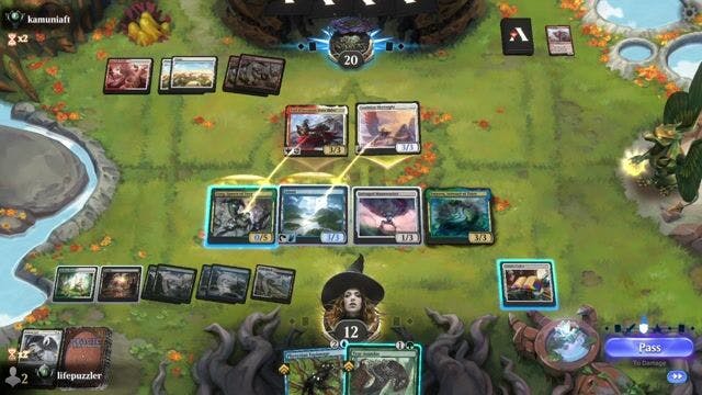 Watch MTG Arena Video Replay - BGUW by lifepuzzler VS RW by kamuniaft - Premier Draft Ranked