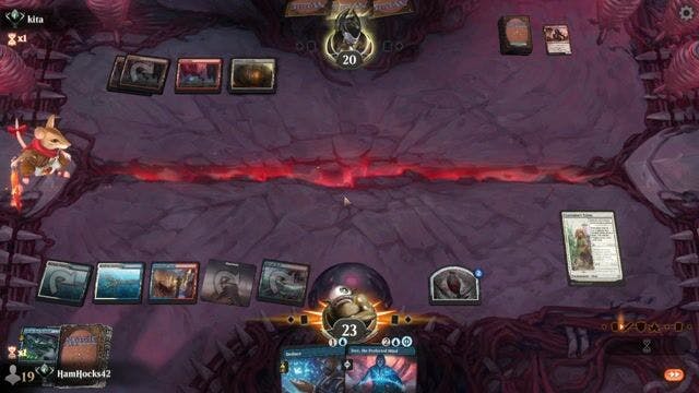 Watch MTG Arena Video Replay - Jeskai Control by HamHocks42 VS Mono Red  by kita - Standard Ranked