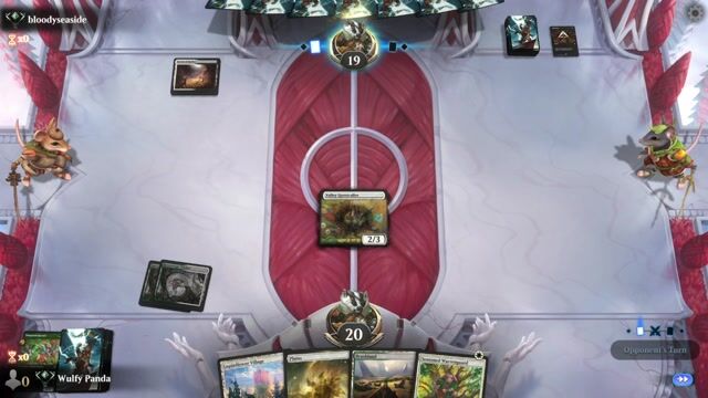 Watch MTG Arena Video Replay - Selesnya Rabbits by Wulfy Panda VS Abzan Food by bloodyseaside - Standard Ranked