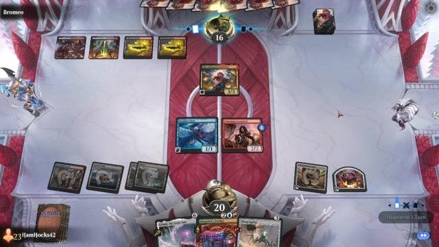 Watch MTG Arena Video Replay - Rogue by HamHocks42 VS Rakdos Midrange by Bromeo - Standard Challenge Match