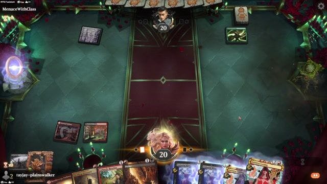 Watch MTG Arena Video Replay - Mardu Ultimatum	 by tayjay-plainswalker VS Mono Green Counters by MenaceWithClass - Historic Play